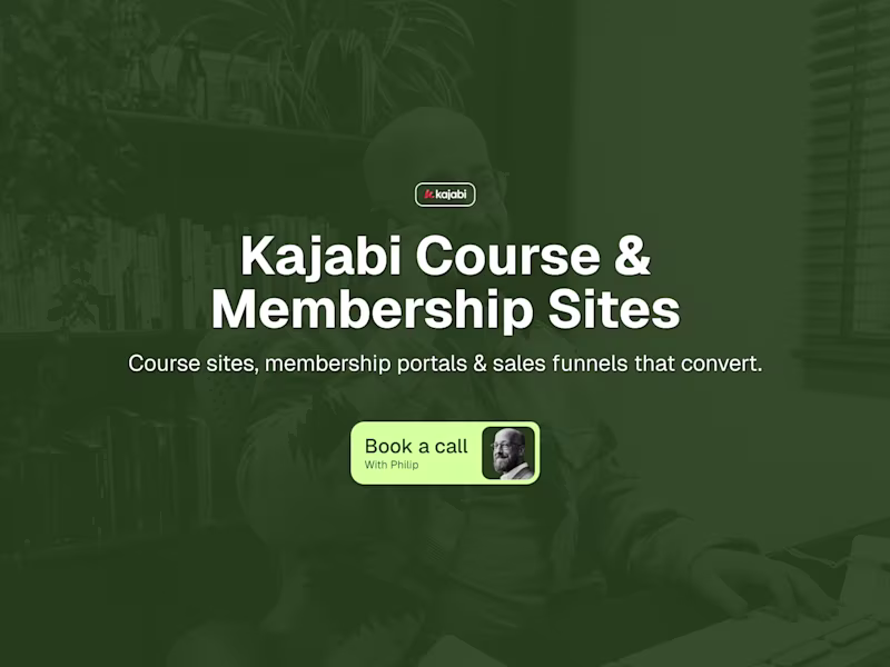 Cover image for Kajabi Course & Membership Sites