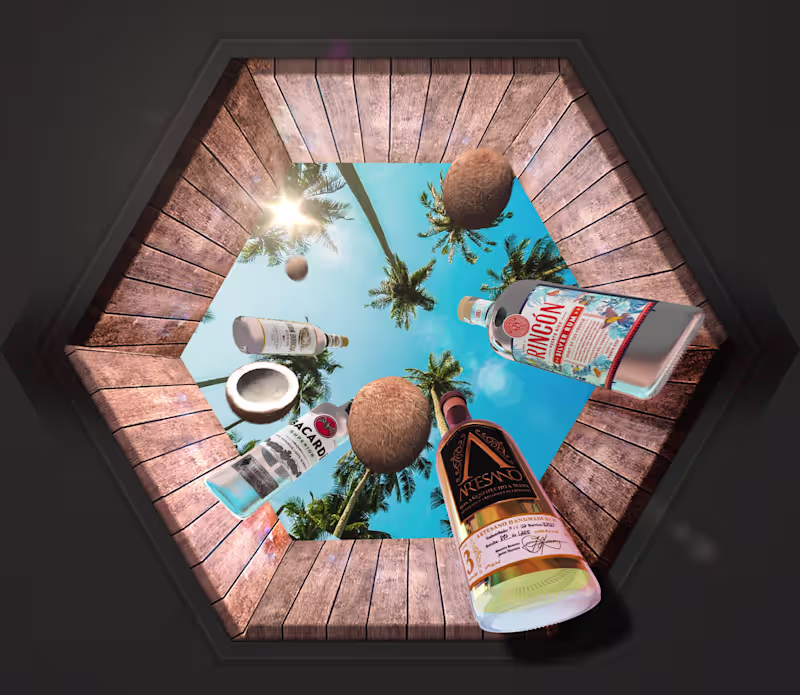 Cover image for Anamorphic 3d billboard Rums of Puerto Rico campaign :: Behance