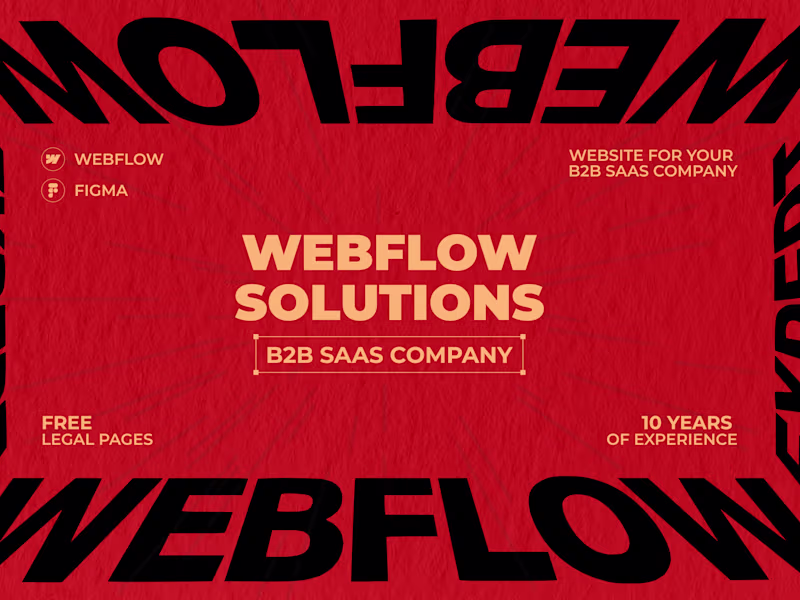 Cover image for Stunning Web Design with Webflow Development