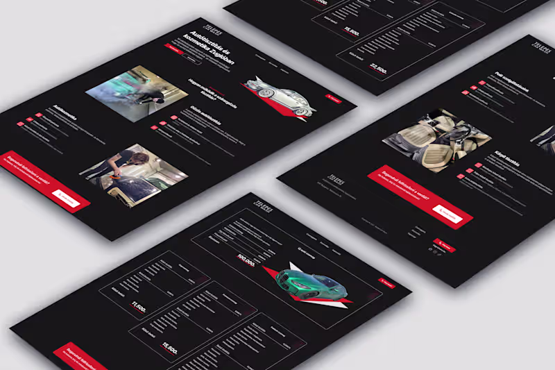 Cover image for Car Detailing Website