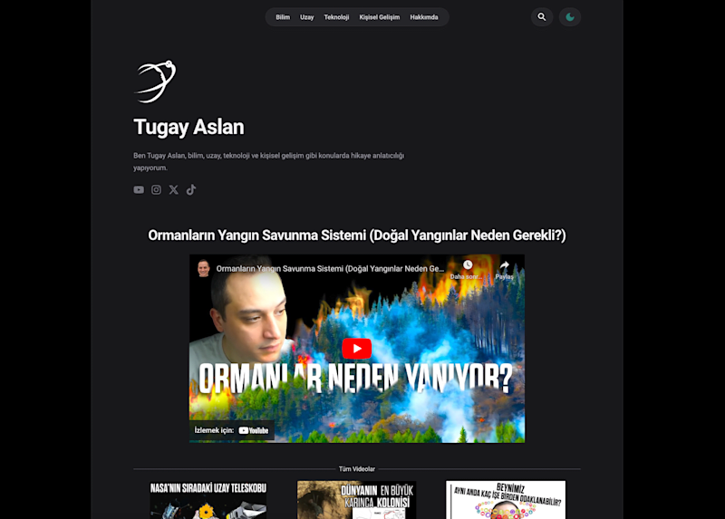 Cover image for tugayaslan.com