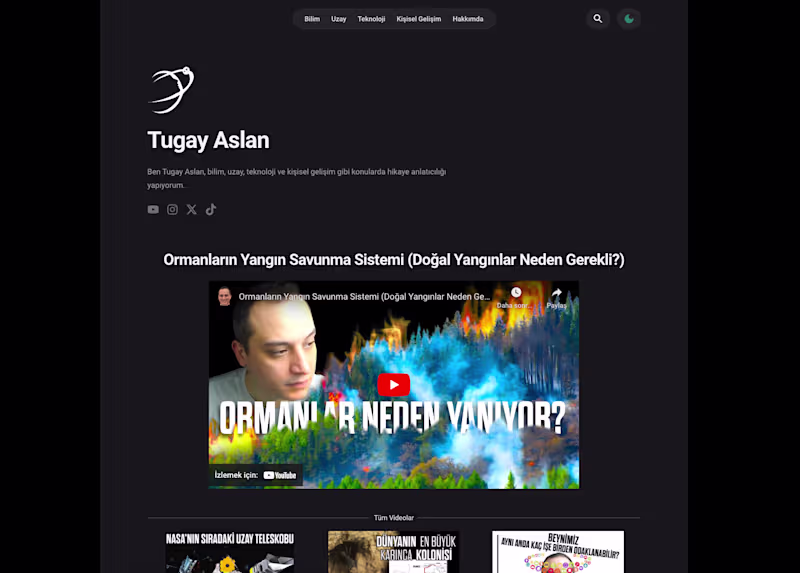Cover image for tugayaslan.com