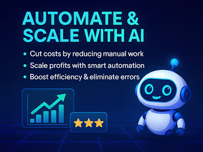 Cover image for Business Process Automation (AI, low/no code, RPA)