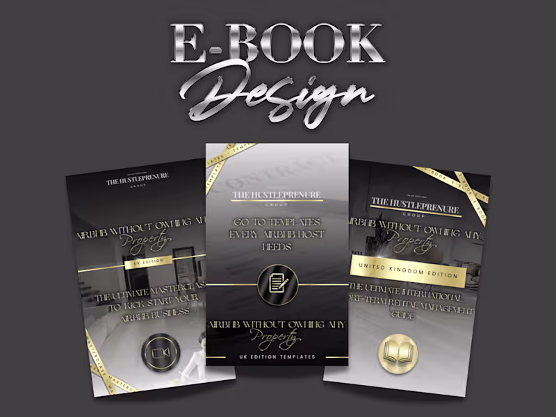 Cover image for Custom E-Book Design