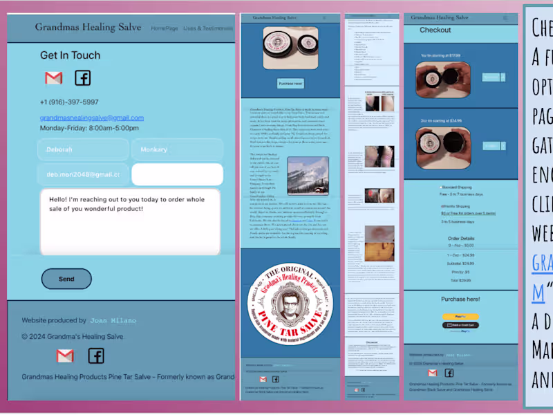 Cover image for Grandma’s Healing Salve co.