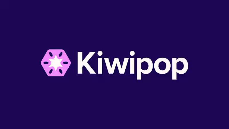 Cover image for Quick snapshot of a recent brand update for Kiwipop! Think: ...
