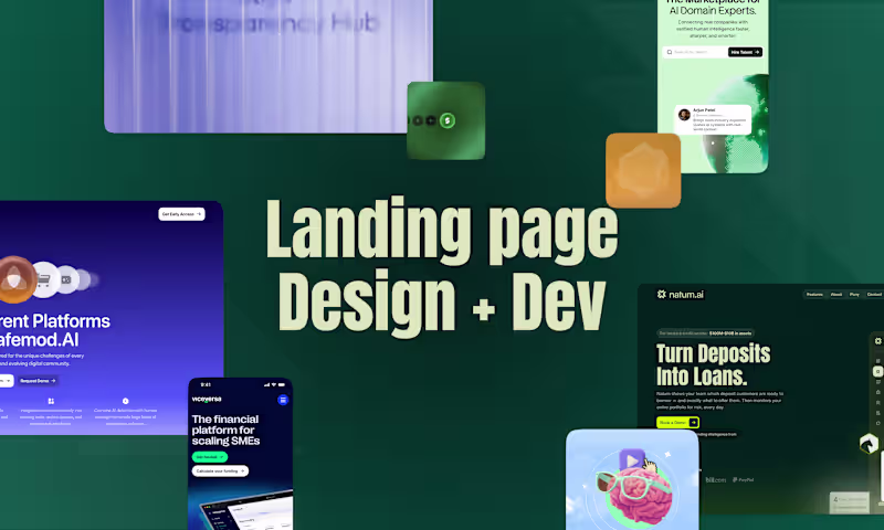 Cover image for High converting landing page
