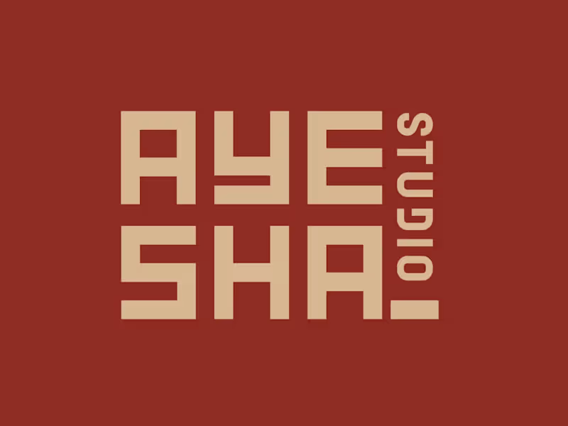 Cover image for AYESHA STUDIO Logo & Branding