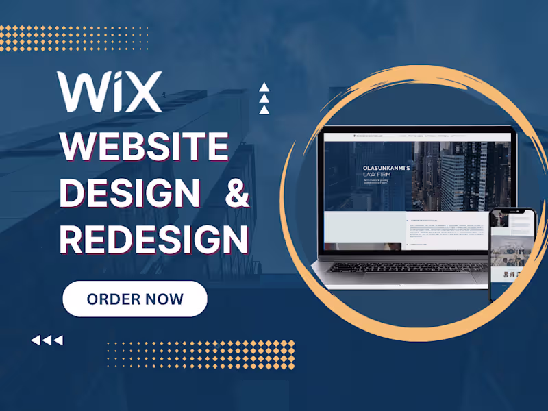 Cover image for Design and redesign Wix website for your business
