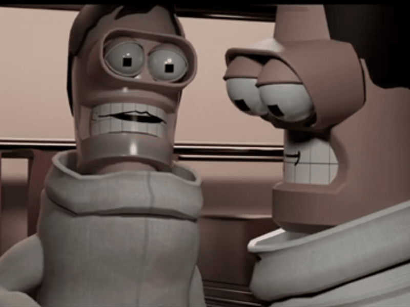 Cover image for 'The Menu' Animated with Bender