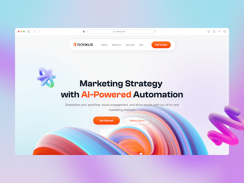 Cover image for Website UI/UX Design