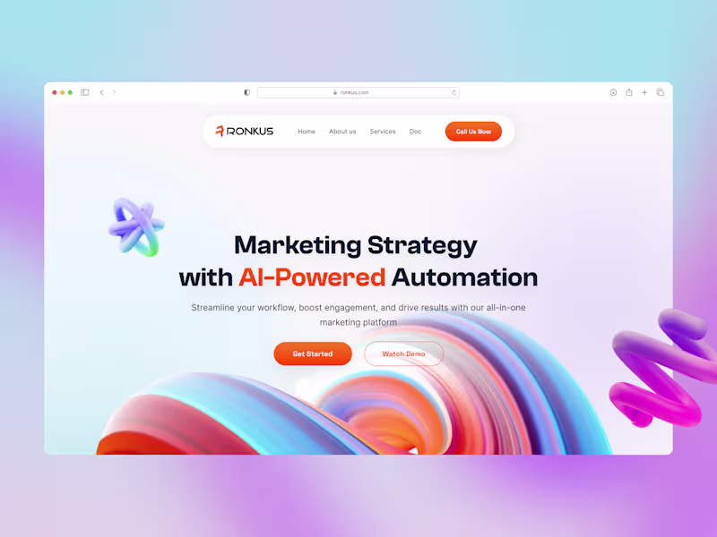 Cover image for Website UI/UX Design