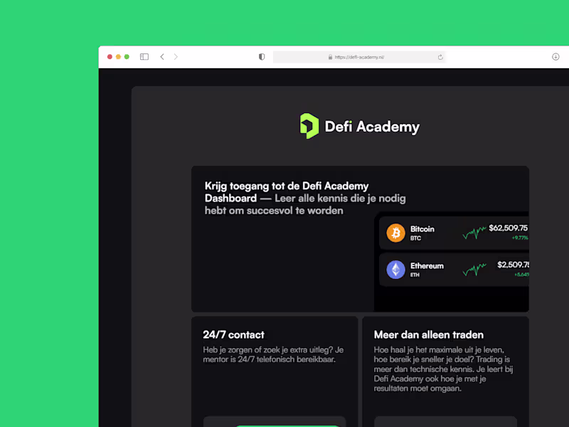 Cover image for Defi Academy