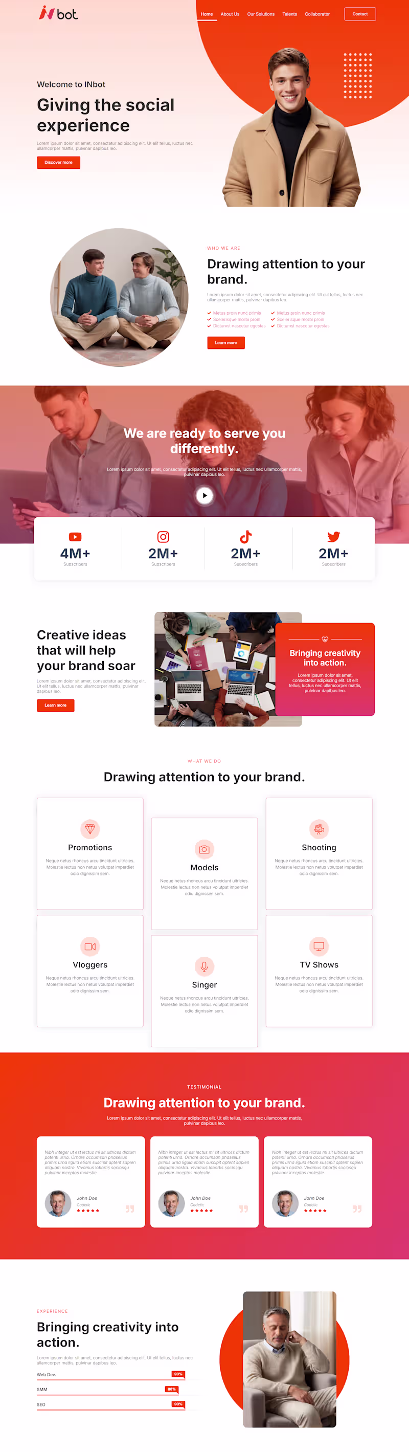 Cover image for Influencer Website