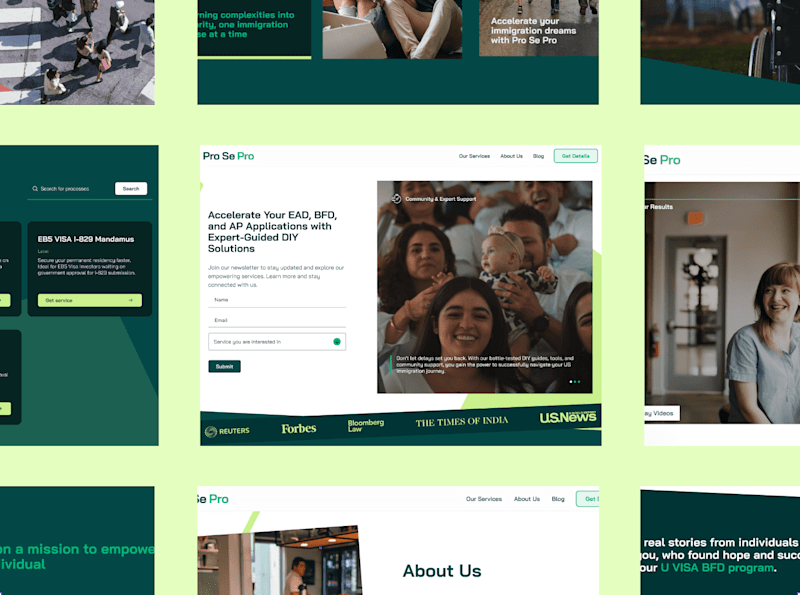 Cover image for Pro Se Pro · UX/UI & Webflow