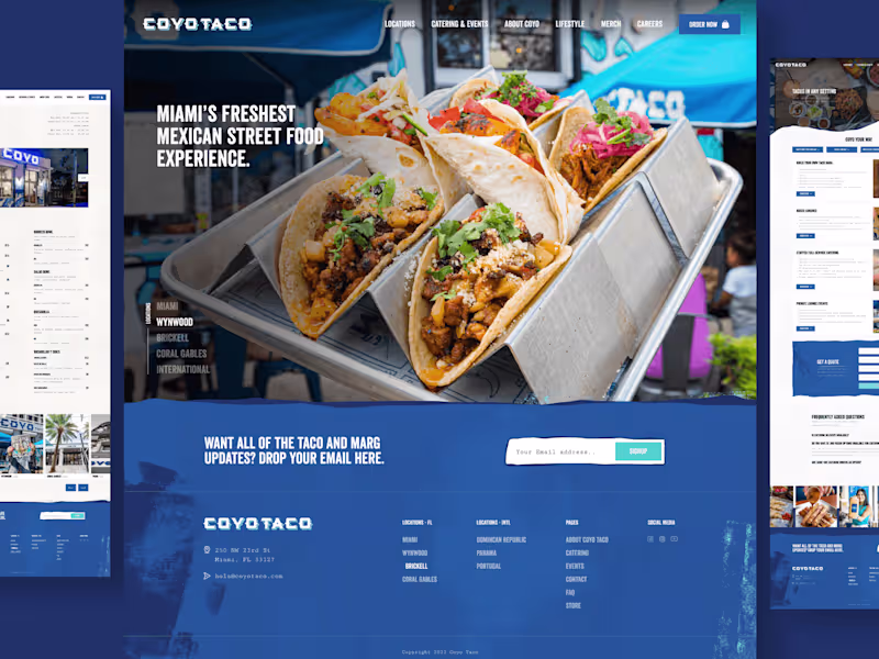 Cover image for Coyo Taco Website