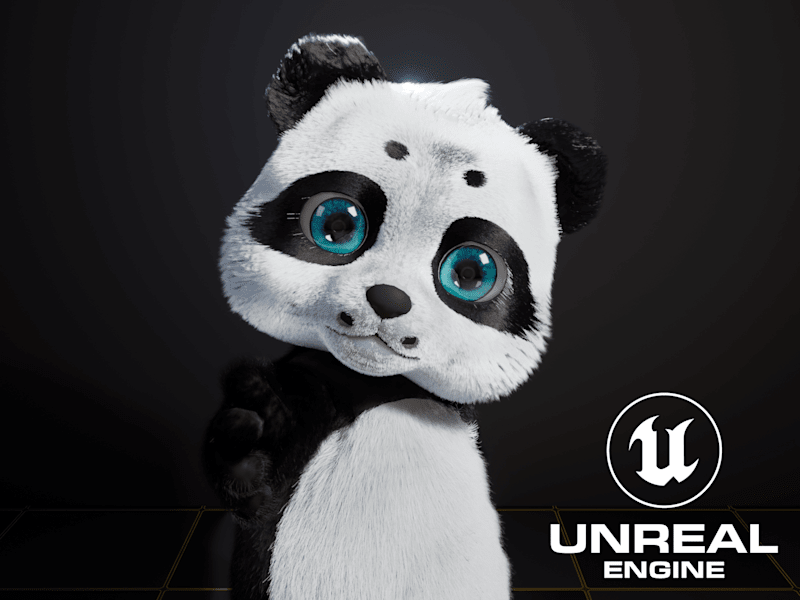Cover image for UE5 Panda Groom Setup With Physics