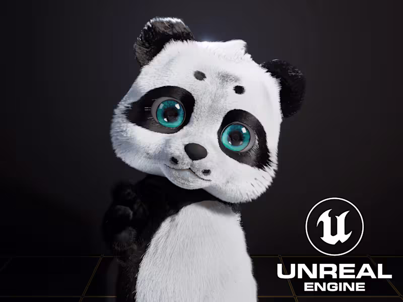 Cover image for UE5 Panda Groom Setup With Physics