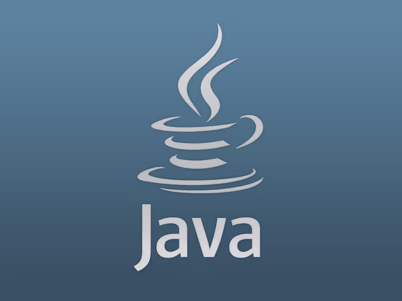 Cover image for Java Backend Development