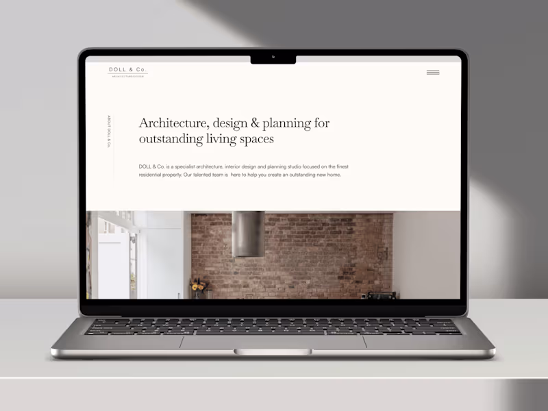 Cover image for DOLL & Co. Architecture & Interior Design | Web Design