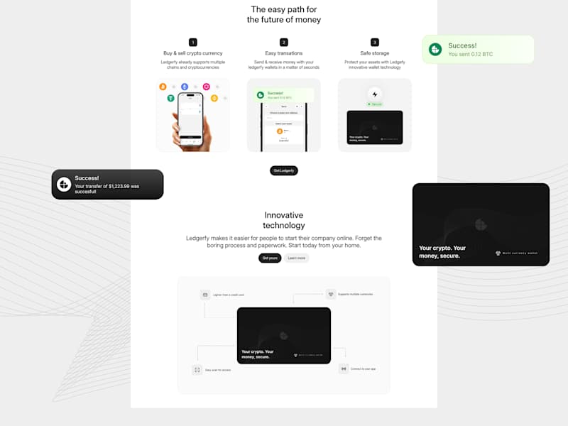 Cover image for Framer landing page - design & development & copywriting 