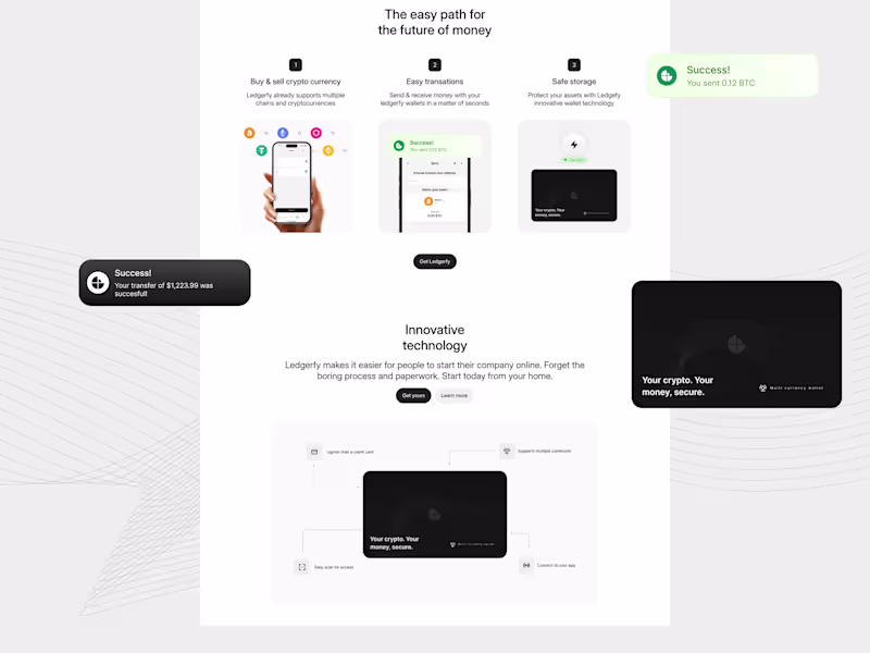 Cover image for Framer landing page - design & development & copywriting 