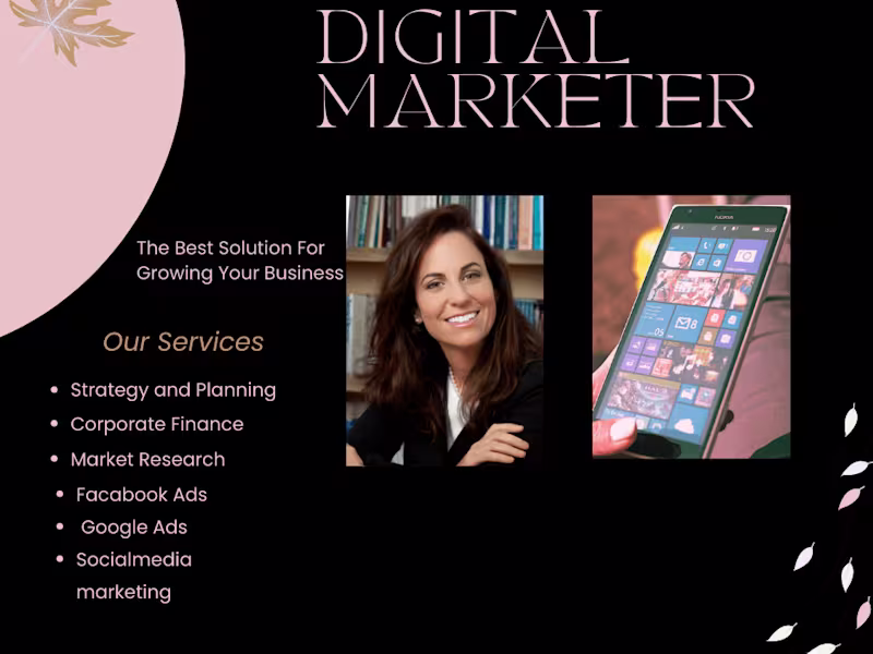 Cover image for Marketing Expert and specialize in Google Ads Nad Facebook Ads