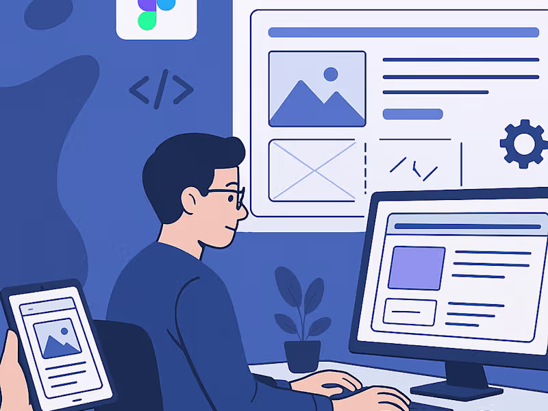 Cover image for Custom Website development & Figma to Website Conversion