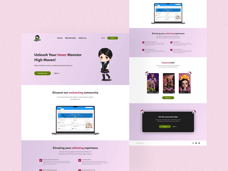 Cover image for AneliMonster | Design and Framer development