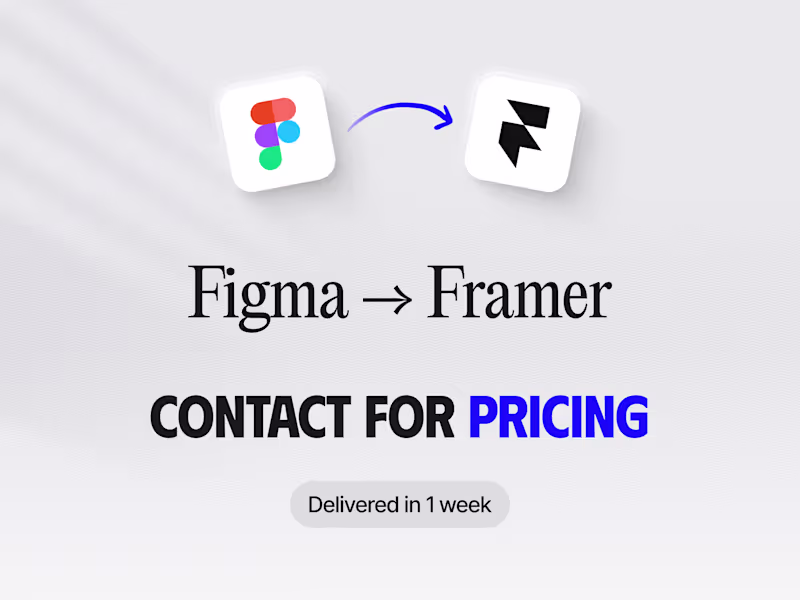 Cover image for Figma to Framer