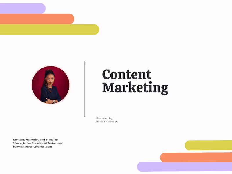 Cover image for Content Marketing