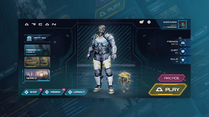 Cover image for Arcan Multiplayer Game