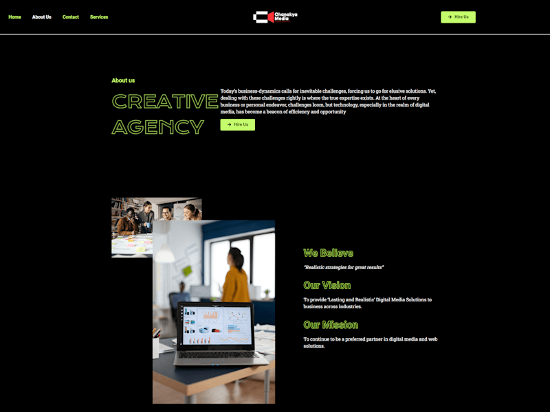 Cover image for Digital Marketing Agency Weebsite