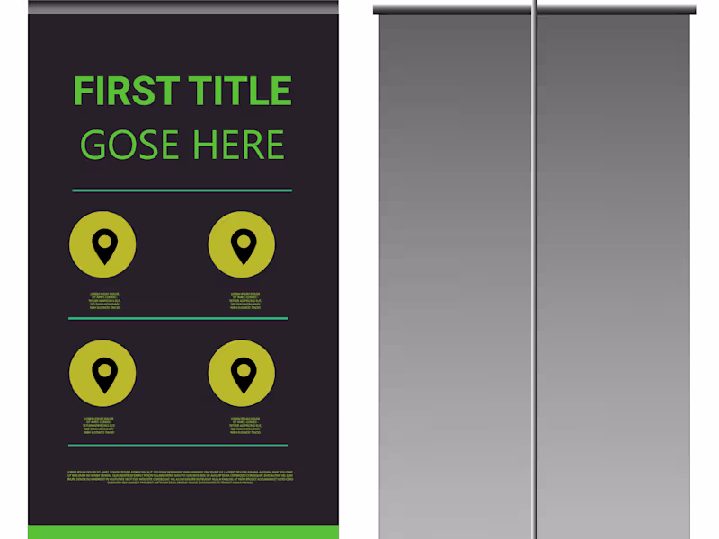 Cover image for CREATE PROFESSIONAL ROOL UP BANNERS