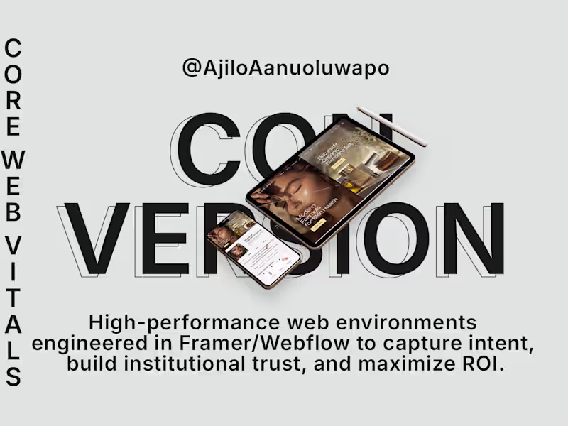 Cover image for Conversion Architect | High-Performance Web Environments