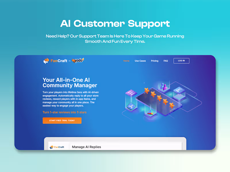 Cover image for Fancraft: Your AI-Powered App Review Management Platform