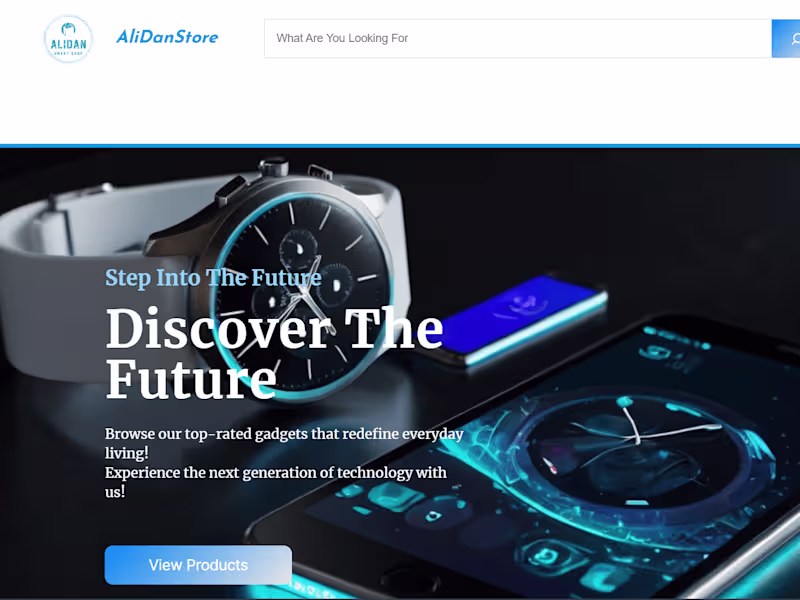 Cover image for  AlidanStore – A Custom E-commerce | Marketing Platform.
