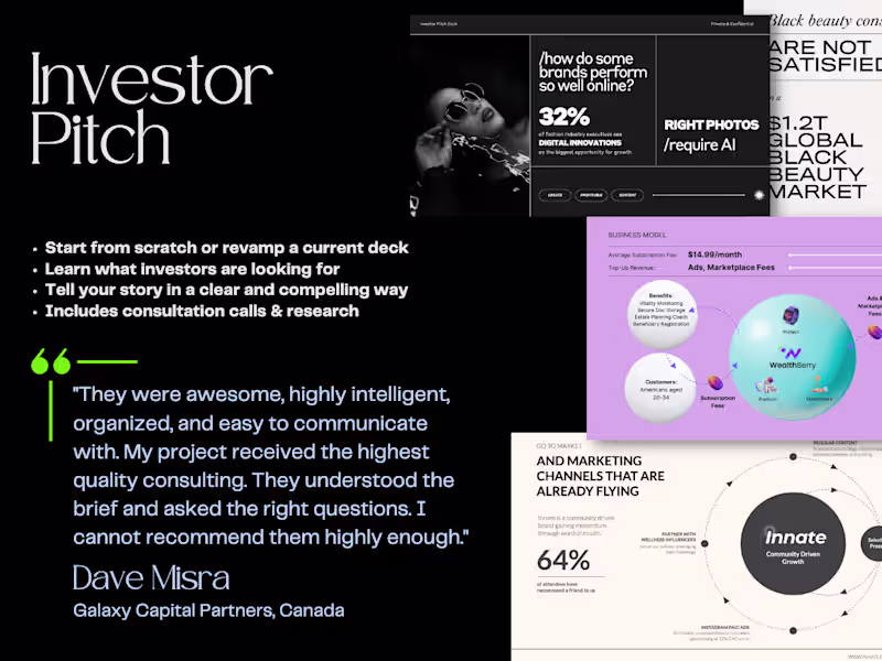 Cover image for Pitch Deck Presentation Design