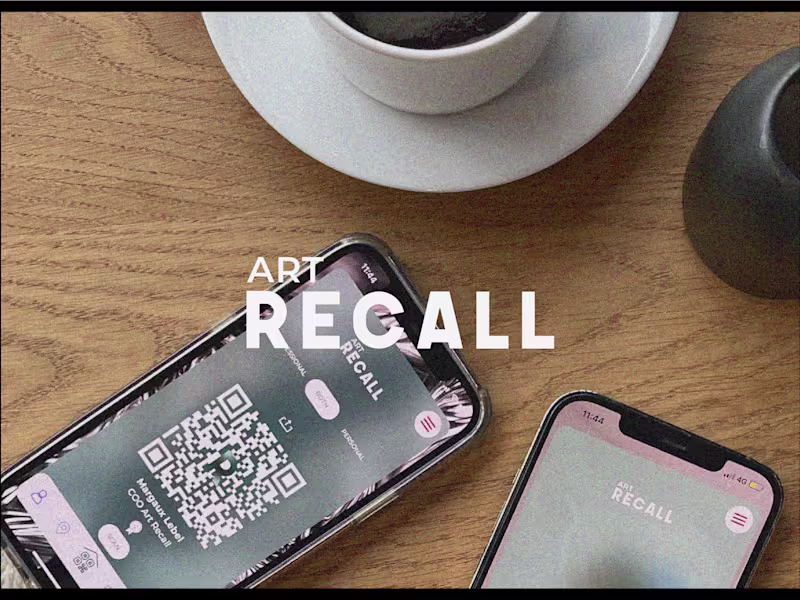 Cover image for Art Recall - branding and UX/UI
