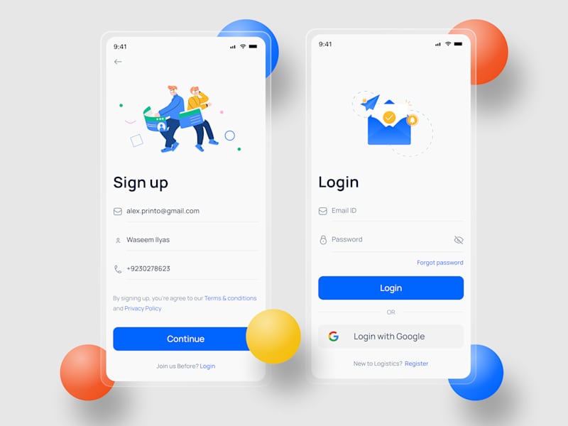 Cover image for ONBOARDING SCREEN