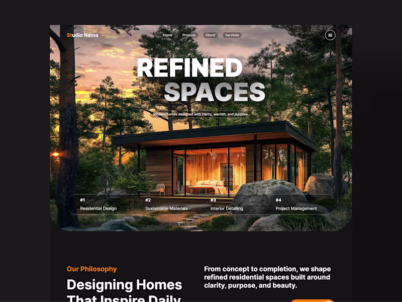 Cover image for Refined Spaces - Real Estate Brand Concept