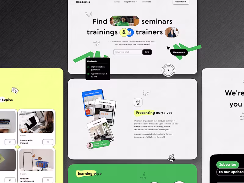 Cover image for Education website