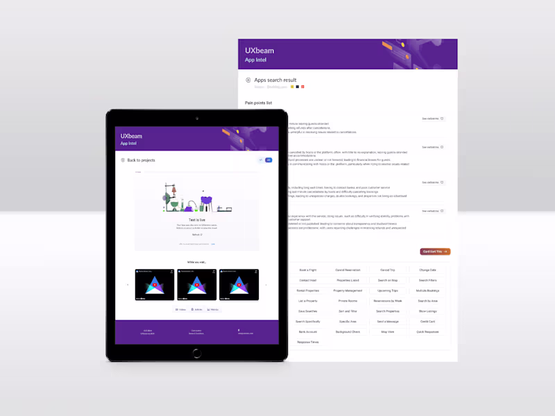 Cover image for UXbeam