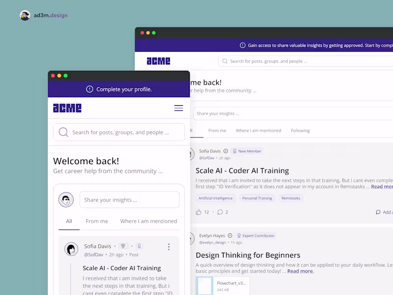 Cover image for MVP Community Platform for Change Management