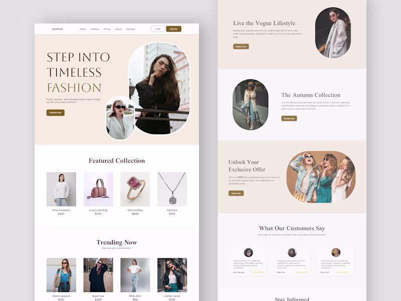 Cover image for UI UX Design for E-Commerce websites, Finance websites