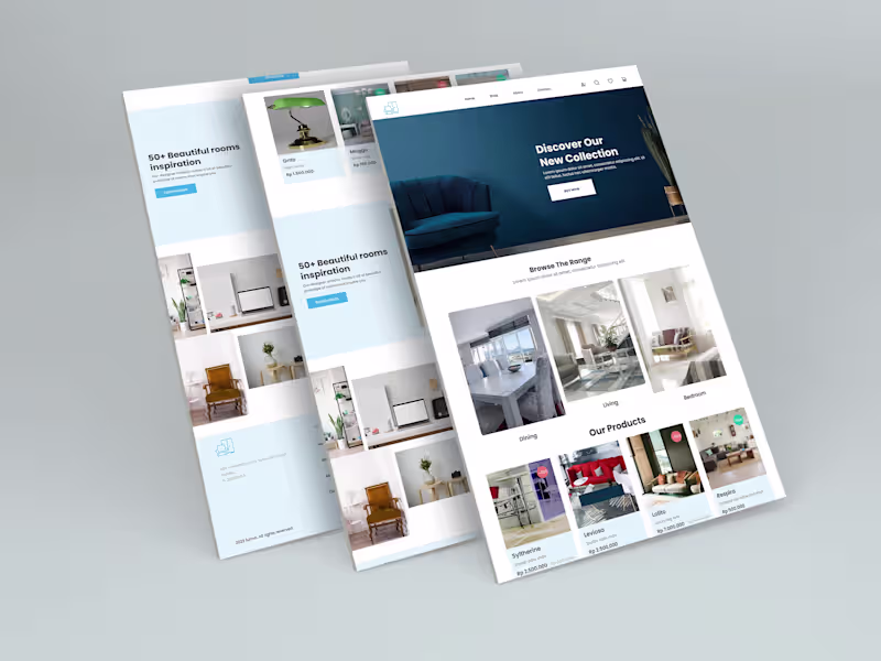 Cover image for Multiple Page Website Design