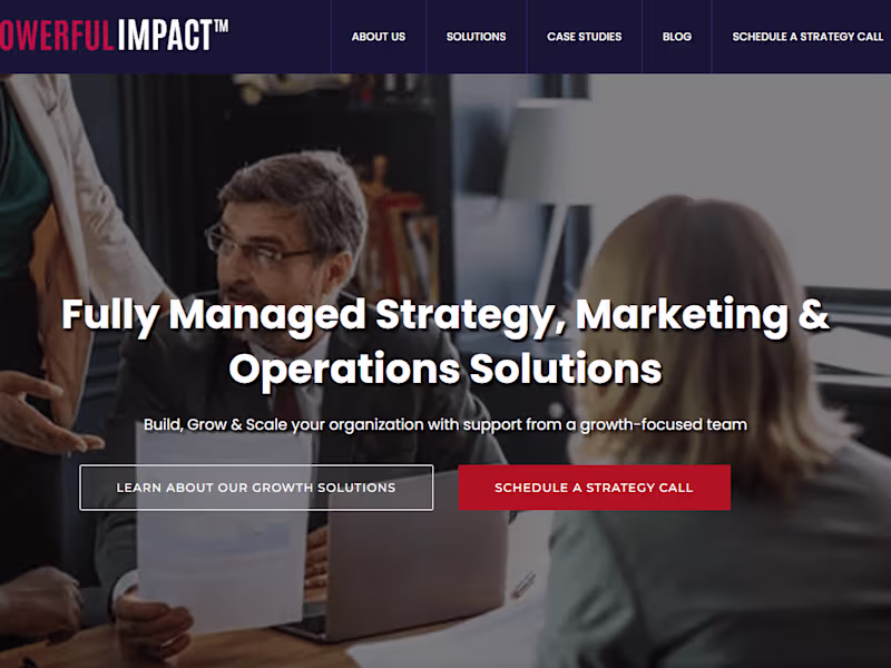 Cover image for Business Growth Consultancy | POWERFUL IMPACT
