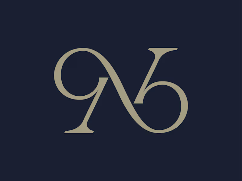 Cover image for Infinity N Letter Monogram