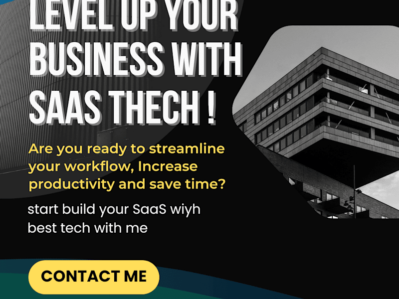 Cover image for I will create a Full-Stack SaaS for your business