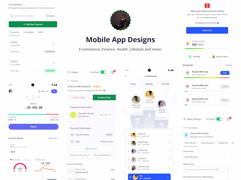 Cover image for Mobile/Web Application  Design